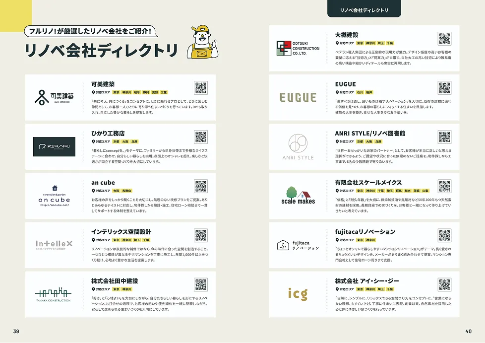 自分たちに合ったリノベ会社が見つかる