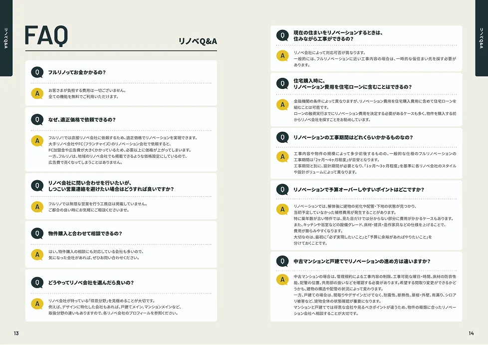 疑問を解決できるQ&Aも掲載